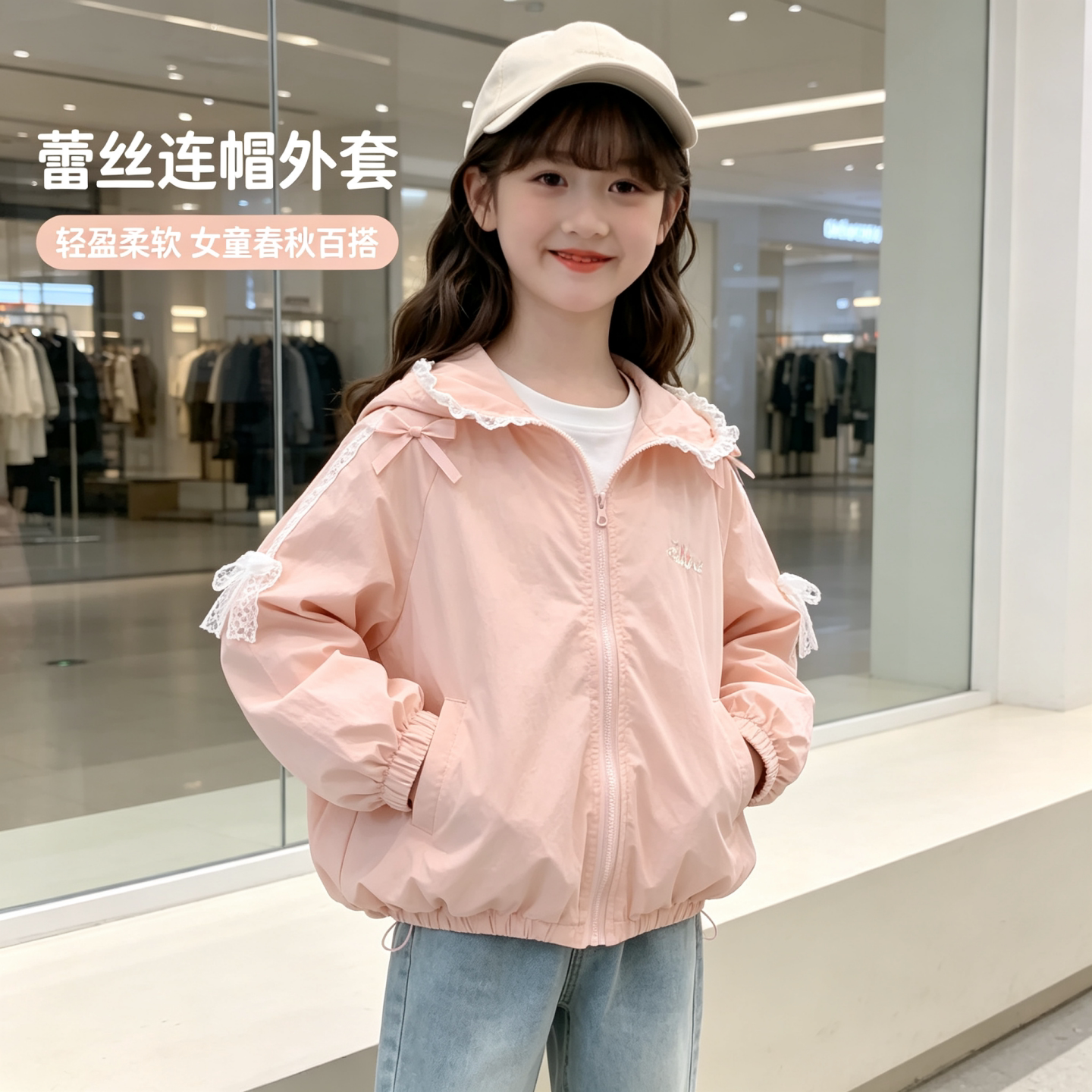 女童薄款透气防晒衣空调衫｜+防