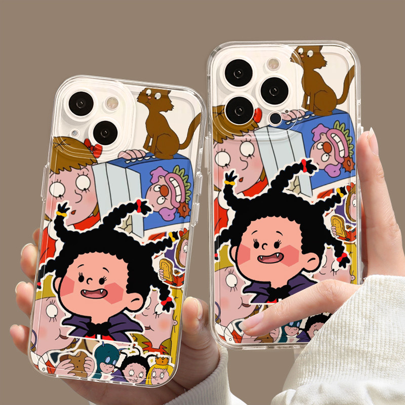 蒙娜小魔女卡通可爱防摔软壳图片
