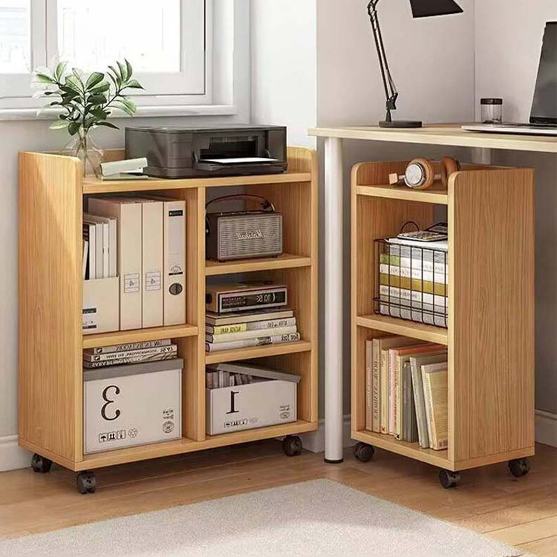 可移动小书架落地桌边床头置物架卧室书桌旁桌下收纳柜子小型书柜,电子元器件市场,电线扎带/束线带,淘宝优惠券,粉丝福利购,淘宝优惠卷