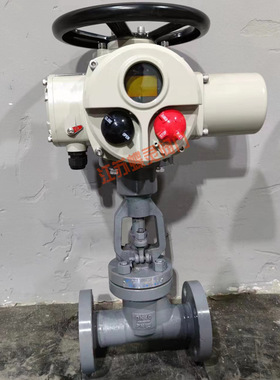 J941H-64C铸钢电动法兰截止阀 DN65智能一体化电动截止阀