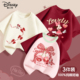 t恤纯棉2026新款 红色夏季 中大童半袖 迪士尼女童短袖 儿童夏装 上衣