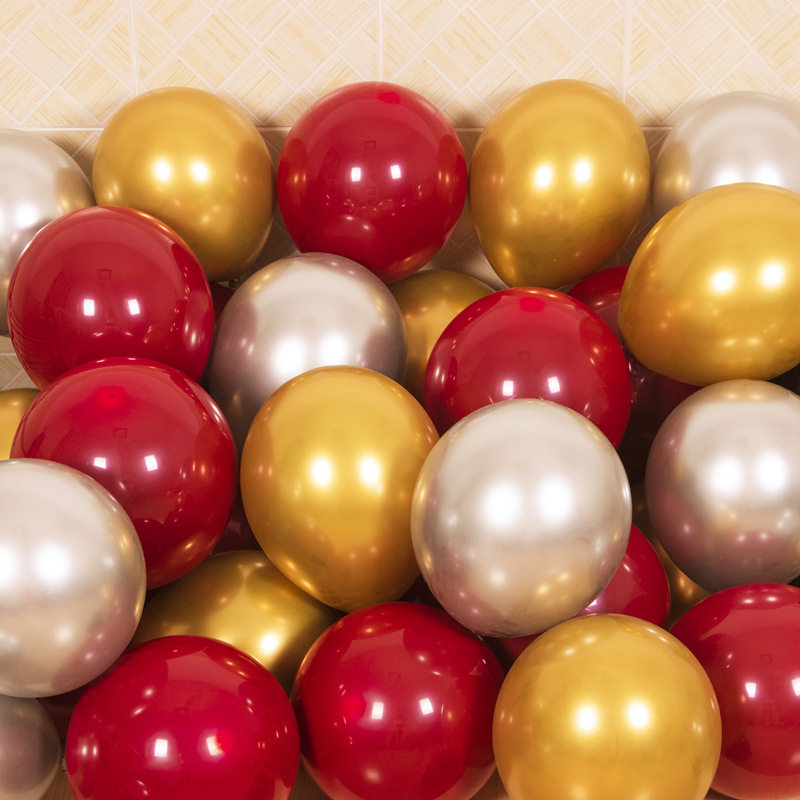 新年马年会周年庆2026气球结婚商场店铺装饰红色生日场景布置用品