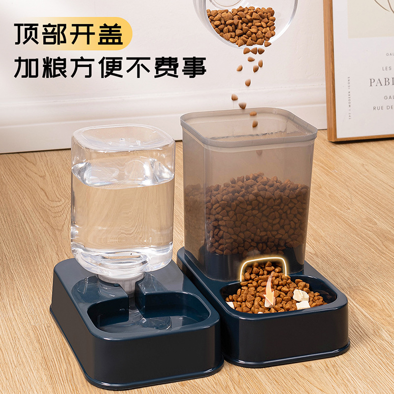 猫碗猫咪饮水器狗狗双碗自动宠物碗喂食器狗碗猫盆猫猫用品饮水机