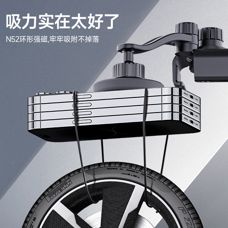 新能源车专用magsafe硅胶磁吸支架卡屏幕款360度车载手机支架