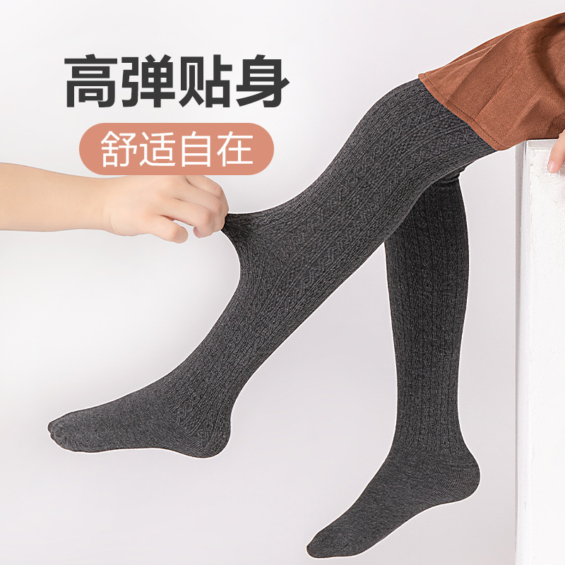 女童打底裤秋冬薄绒儿童连裤袜宝宝连体袜连脚裤新款冬季加绒加厚