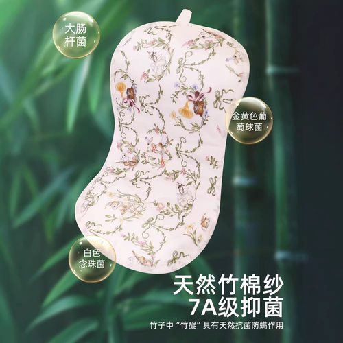 新生儿宝宝云片枕八层纱竹棉婴儿纱布枕巾婴儿枕头巾枕垫低枕