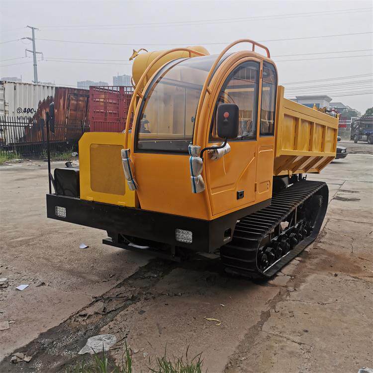 8吨橡胶履带园林运输车 自卸式全地形复杂山路爬爬运输工具