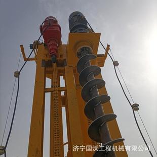 高原冻土履带压桩机 建筑光伏发电打桩机 双钻头光伏钻机视频现货