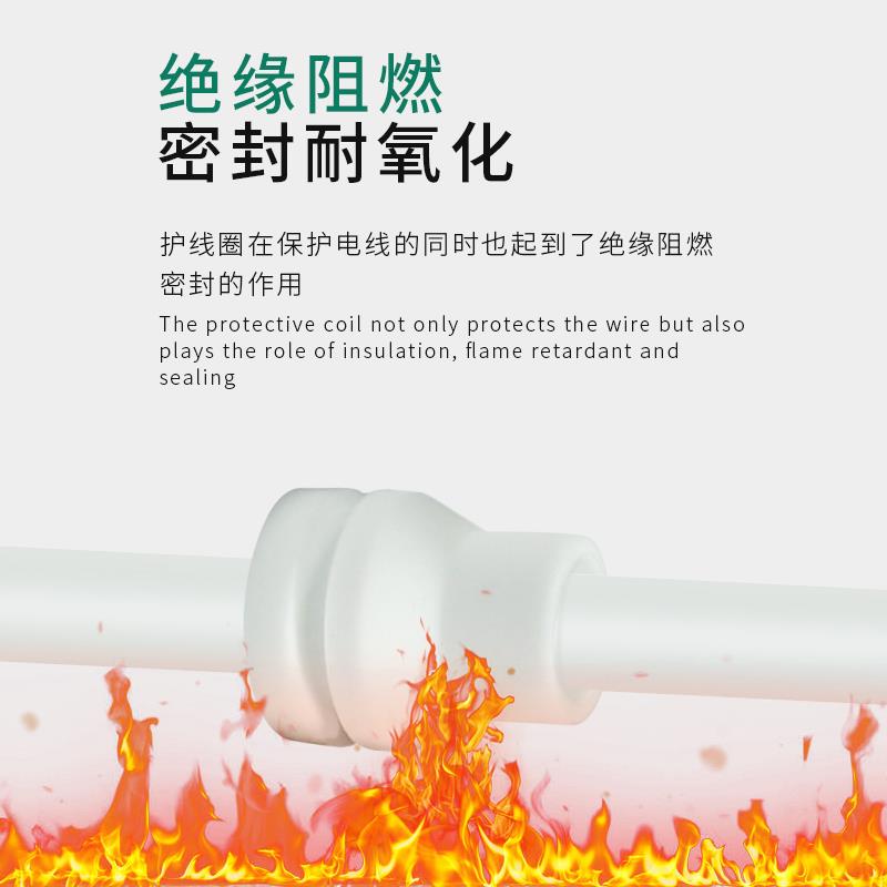 热销硅胶尾卡机器护线卡机箱电器橡胶密封圈环过线保护网套固定线