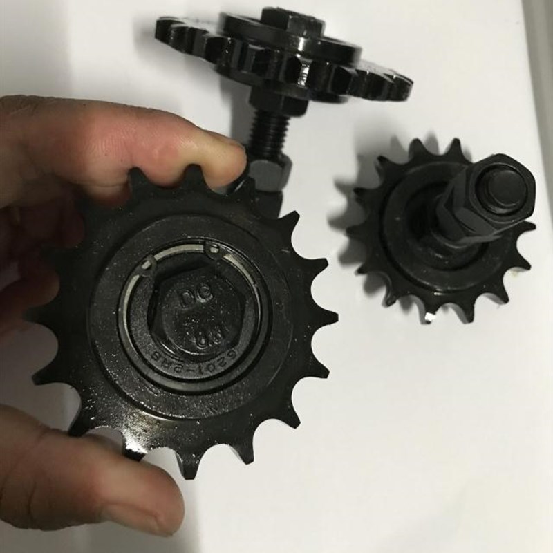 热销链轮涨紧轮08B/08A/14齿/16齿/18齿/RS40/4分链轮节距12.7/惰