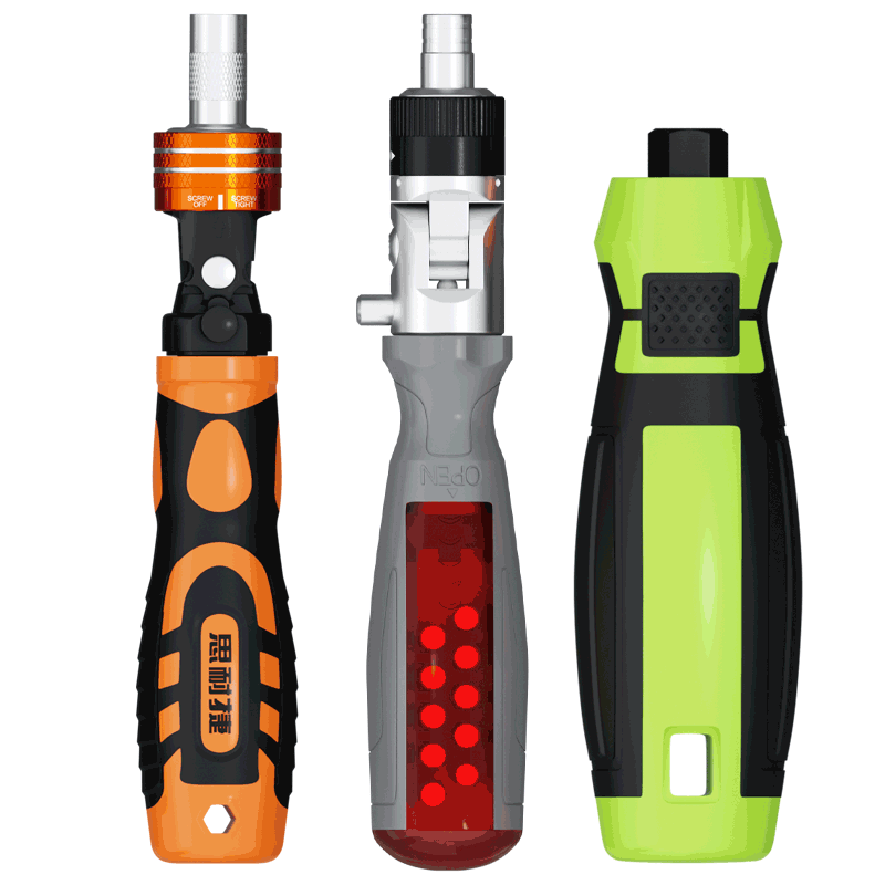 热销棘轮自锁螺丝刀批手柄十字螺丝起子头起子接杆套筒螺丝起子套