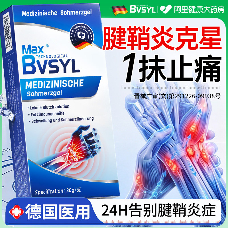 【药监备案】德国医用腱鞘炎凝胶图片
