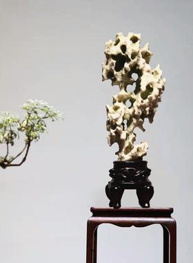 太湖石天然原石灵璧石传统中式文房观赏石庭院景观石奇石石头摆件