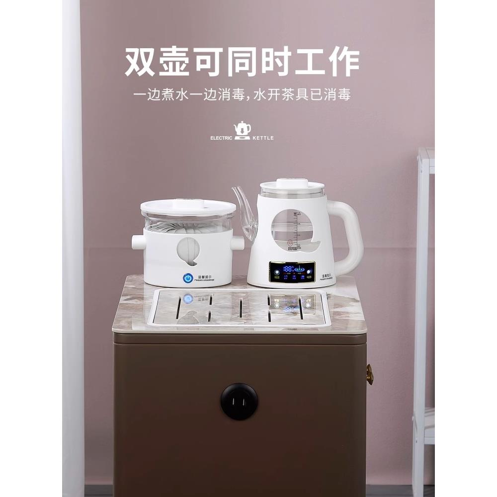 全太太岩板嵌入式电茶炉单双孔玻璃自动上水烧水壶茶台专用蒸茶壶