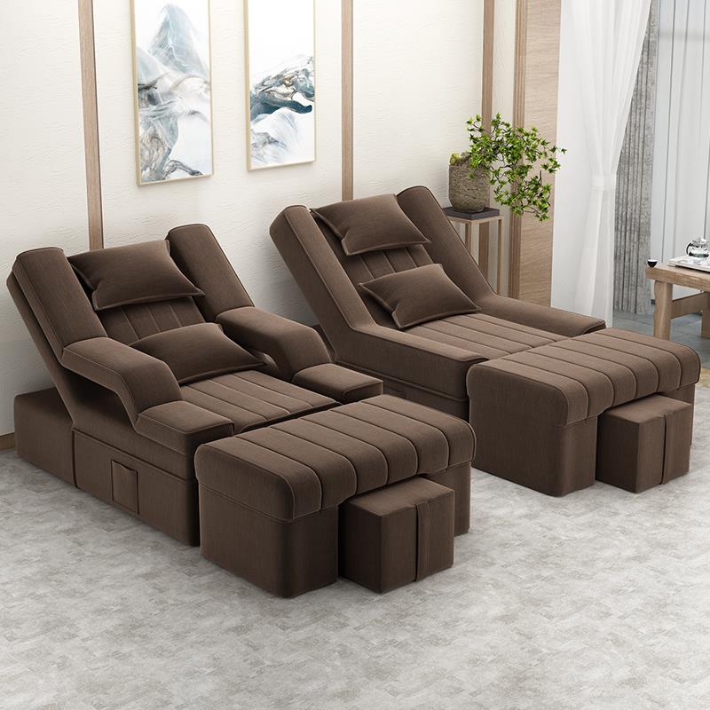 足疗沙发足浴按摩床电动足疗床洗泡脚美甲沙发椅美容沐足美睫躺椅