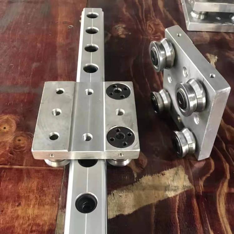 铝合金双轴心滚轮高速直线导轨OSG20/OSG25/OSG30/OSG40滑轨滑块