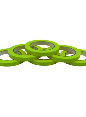 外墙专用美纹纸胶带高粘和纸胶带防水绿色遮蔽膜别墅水包砂分格线