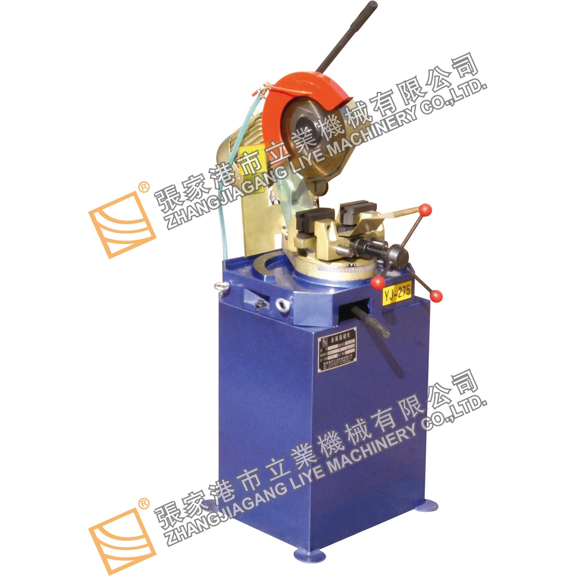 圆管铁管切管机厂家YJ-275S手动铁管切管机不锈钢管切管机