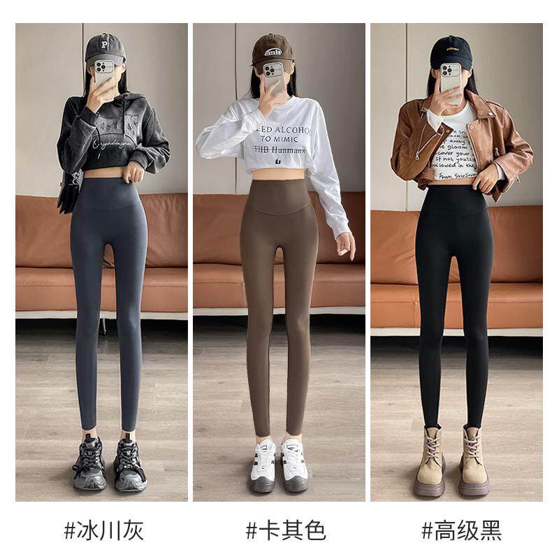 dn【百人验货】黑金鲨鱼裤高腰收腹提臀瑜伽裤无尴尬线裸感外穿