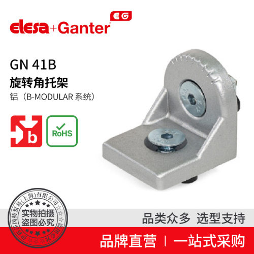 Elesa Ganter伊莉莎冈特 GN 41b 旋转角托架 铝制 用于铝制型材
