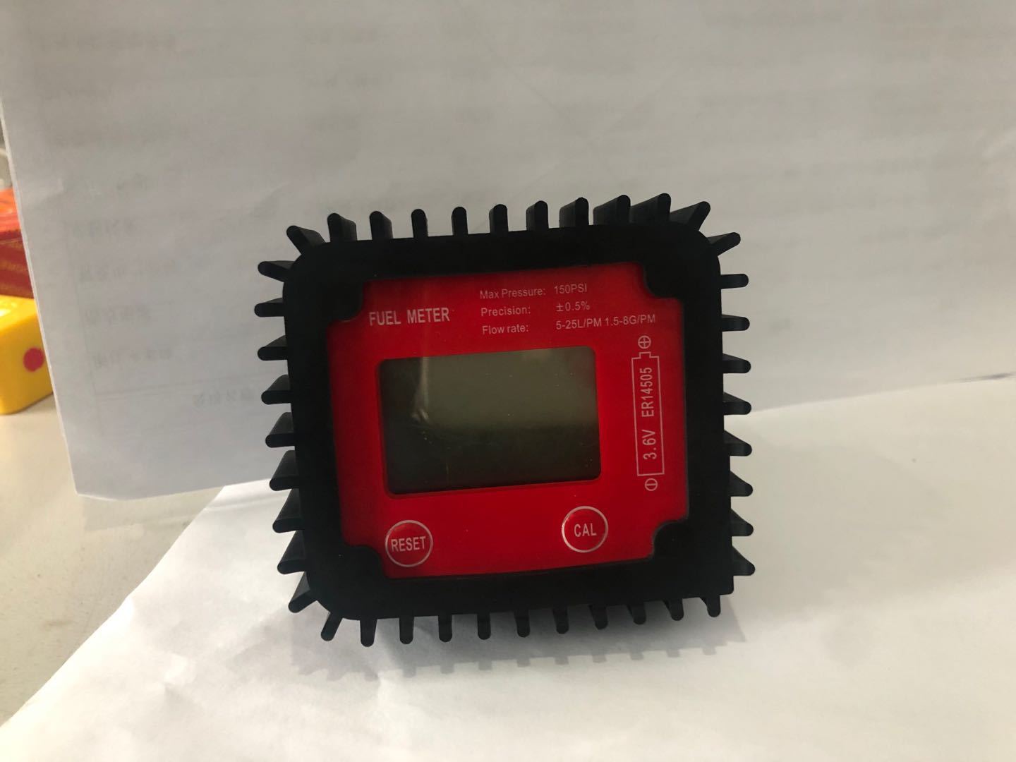 1/2 3/4寸的液晶表流量计可测柴油 汽油 混合油介质等的计量表