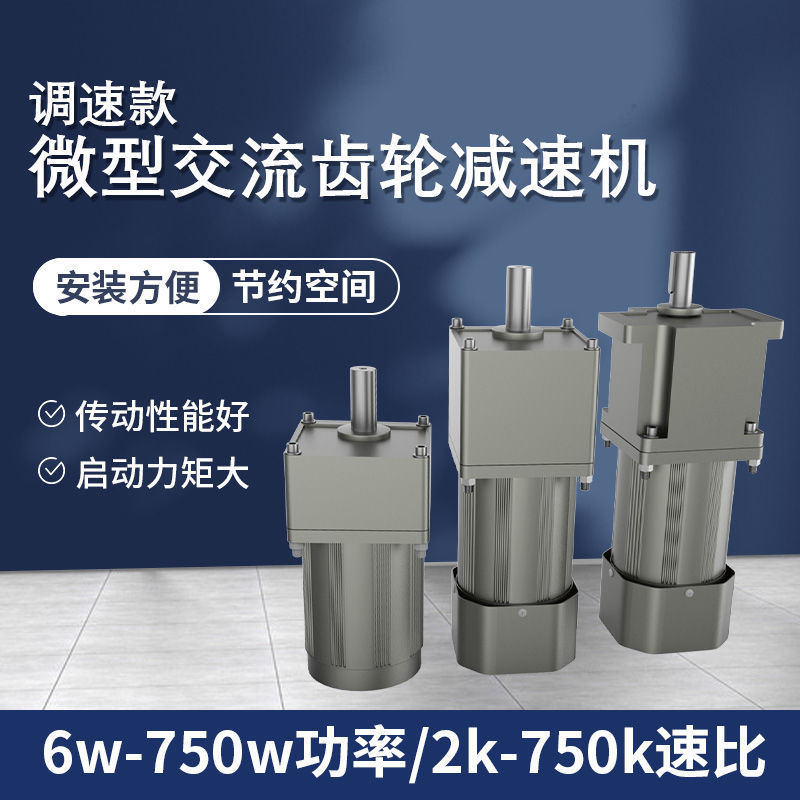 6W-250W变速齿轮减速电机220V