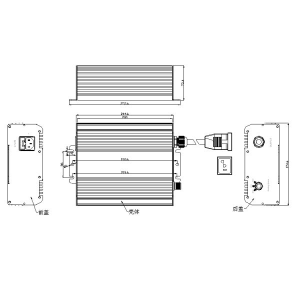 TPS-750W电子镇流器207-305VAC