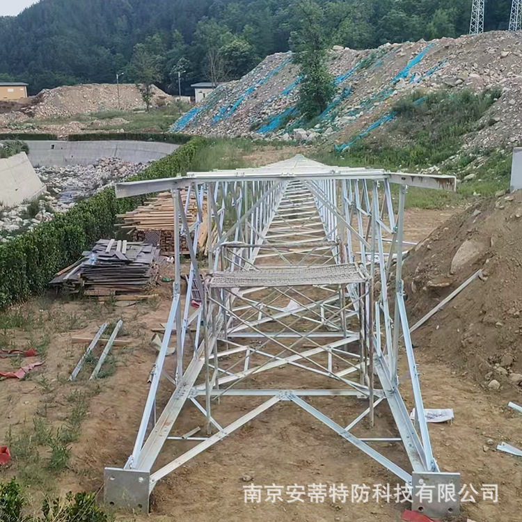 GFL2-14四角避雷塔热镀锌角钢避雷针施工安装防雷接地工程