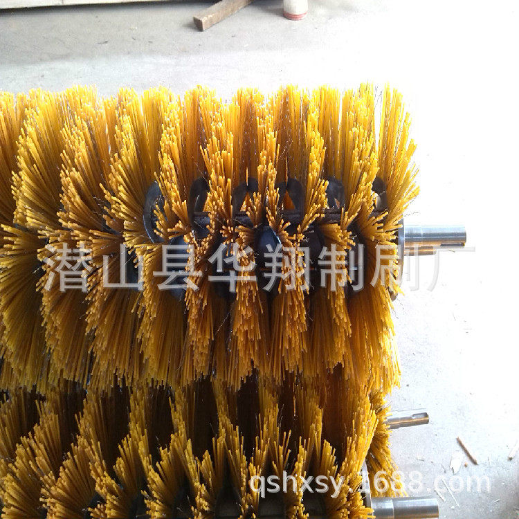 毛刷辊清洗辊pp清洗辊pp棒毛刷辊小型毛刷辊非标制作