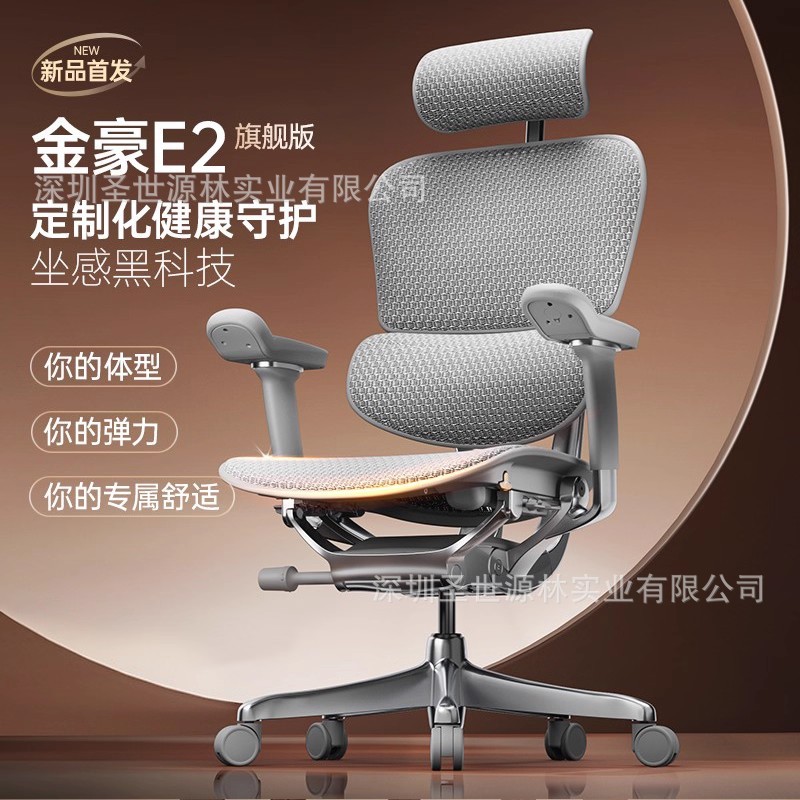 厂家直销Ergonor保友金豪E2电脑网布椅人体工学舒适电竞办公座椅