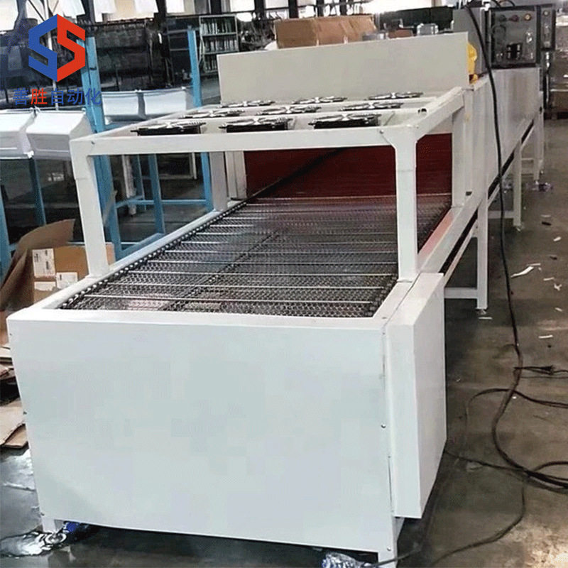 隧道炉烘干流水线工业带式干燥设备工业电炉丝印烘干线不锈钢网带