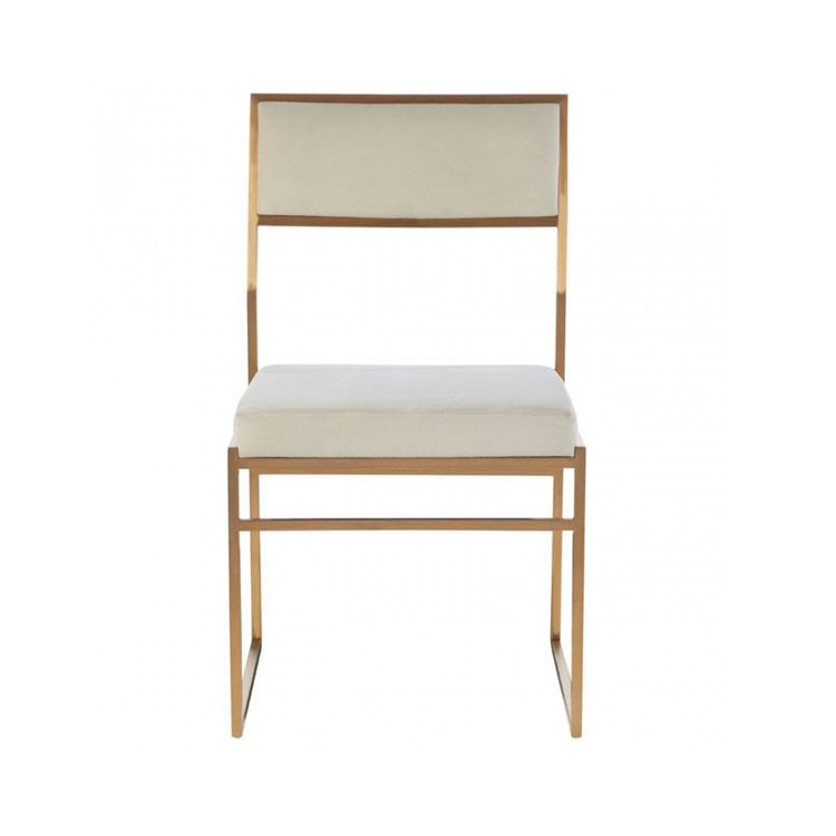 酒店宴会可堆叠百变婚礼椅子方管金色竹节椅 可拆卸婚庆酒店餐椅