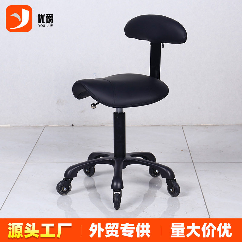 美容凳旋转升降理发师椅子理发店大工凳美发店转凳发廊滑轮师傅椅
