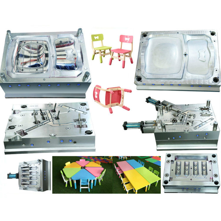 注塑模具立式凳子模具儿童靠背椅子塑料模具塑胶模具模具注塑