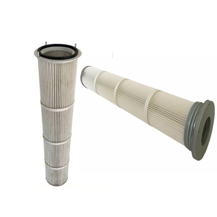 布袋改造防静电除尘长滤筒150*2400 覆膜PTFE 不锈钢束带固定