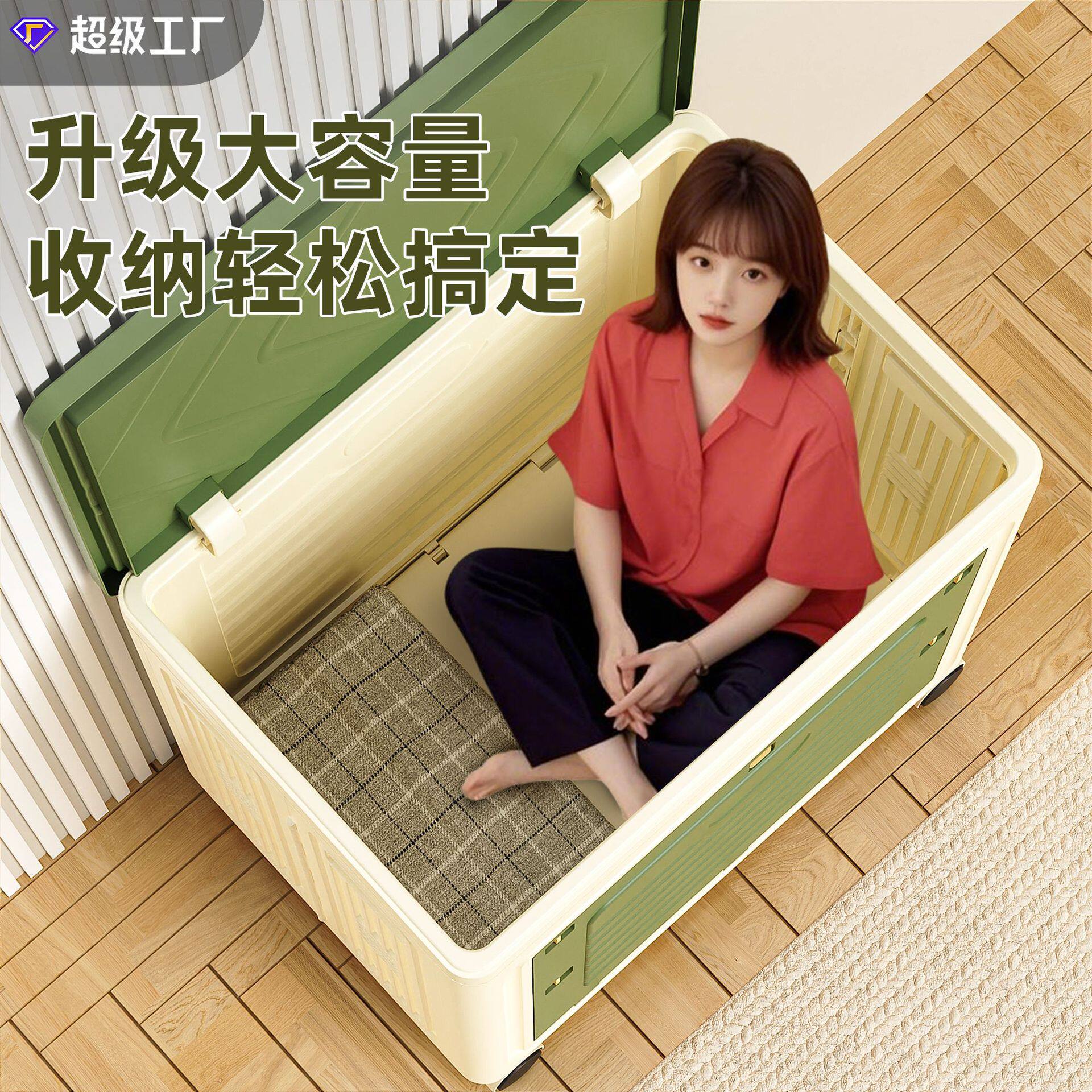 衣物收纳柜免安装可折叠卧室衣服被子收纳箱大容量家用整理储物箱