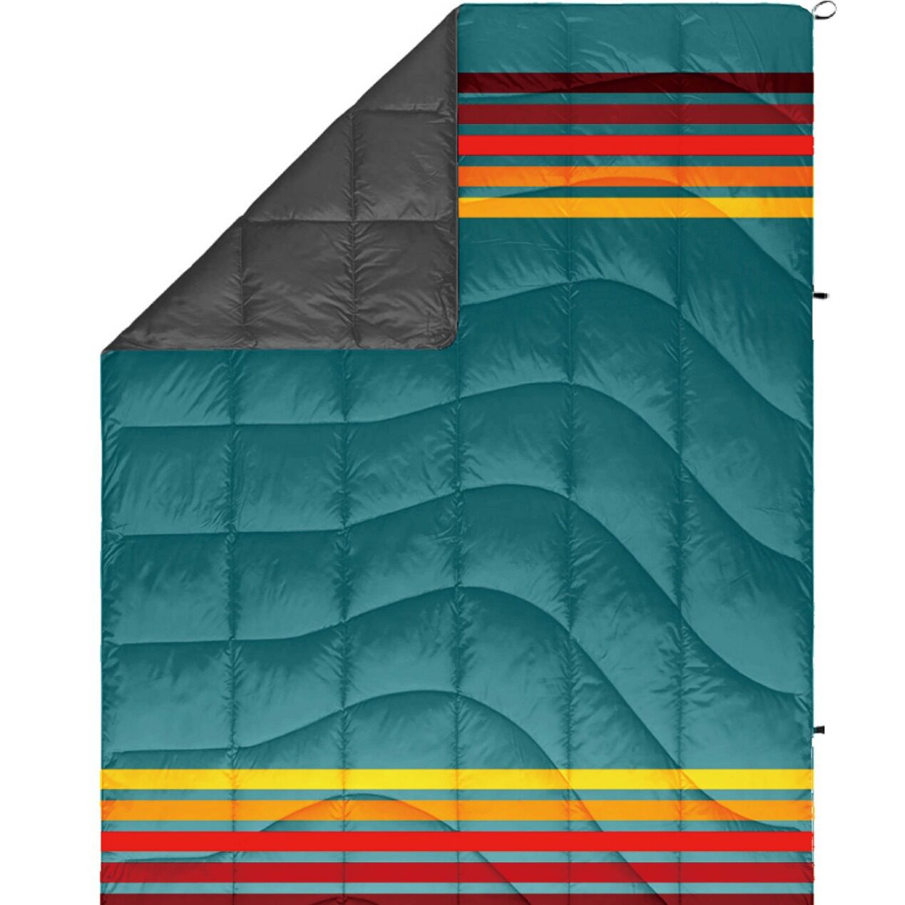 20d尼龙防泼水防污户外野营便携蓬松毯puffy blanket