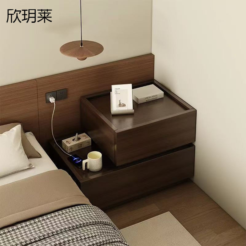 床头柜家用现代简约多功能创意组合收纳储物柜子卧室小型床边斗柜