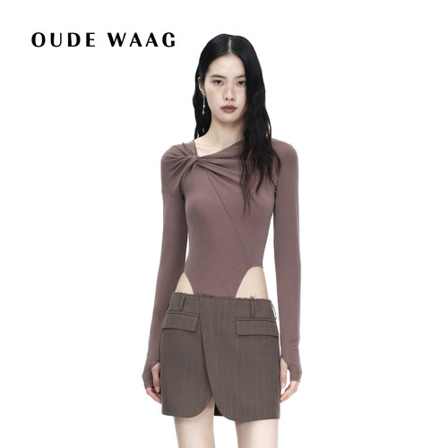 OUDEWAAG秋冬纽结连体打底衣