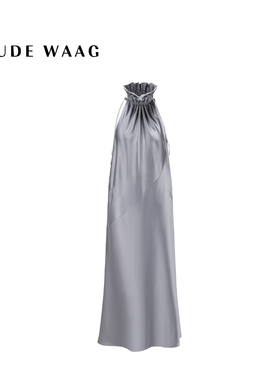 OUDE WAAG 25春夏 高级简约摩登女性旋转分割连衣裙