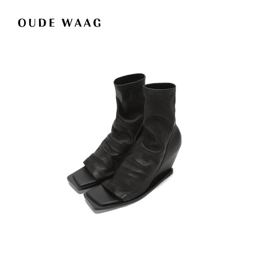 OUDE WAAG 25春夏 高级质感弹力羊皮忍者高跟鞋