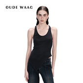26春夏新款 OUDE WAAG 轻松随性独特不对称真丝背心