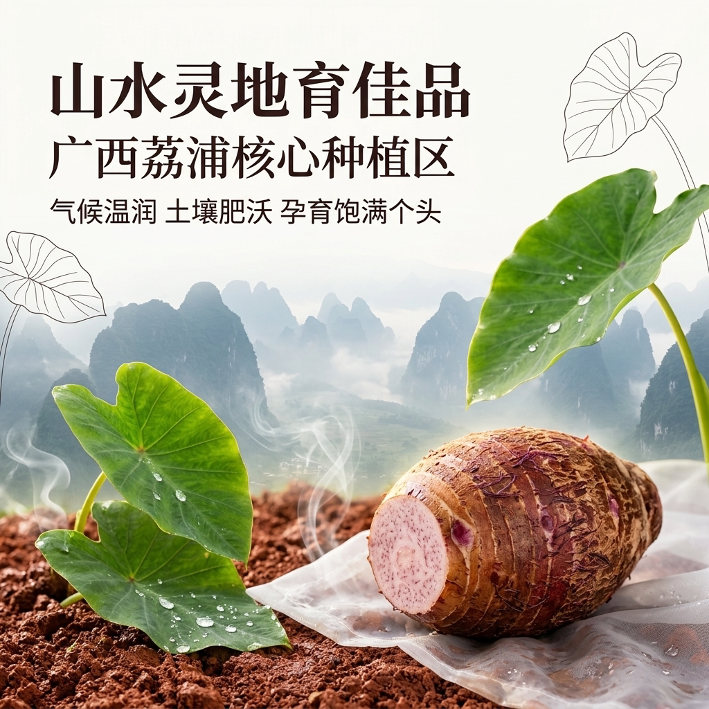 荔浦芋广西荔浦芋头新鲜正宗现挖香芋粉糯香甜当季大芋头产地直发