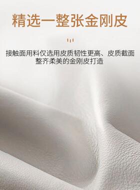 悬浮皮床极简大象耳朵现代简约布艺主卧室婚床意式轻奢双人床带灯