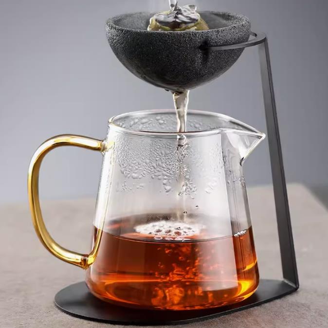 无孔茶漏公道杯茶滤一体漏斗茶具配件过滤器小青柑专用泡茶壶神器