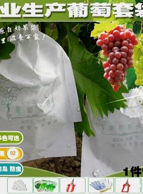 5000葡萄套袋防虫袋露天白色葡萄套袋水果套袋纸袋防雨水防虫