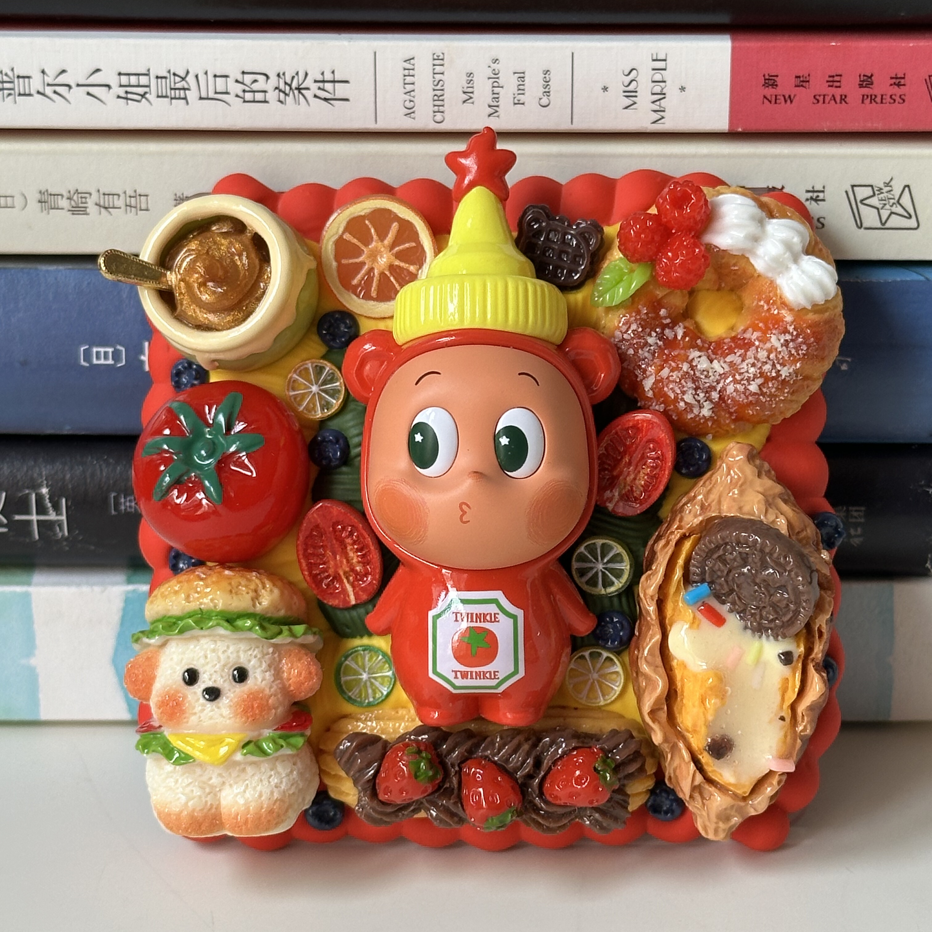 正版星星人DIY可爱奶油冰箱贴