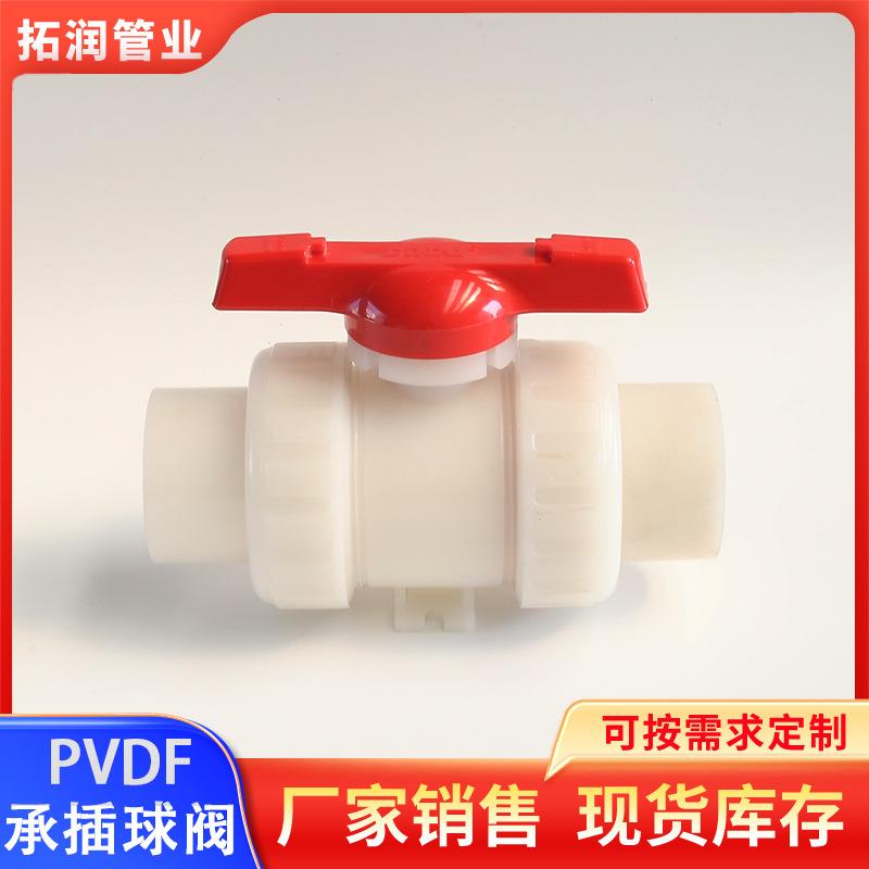 PVDF承插球阀水管配件阀门给水开关阀家装管件管材热熔球阀全通径