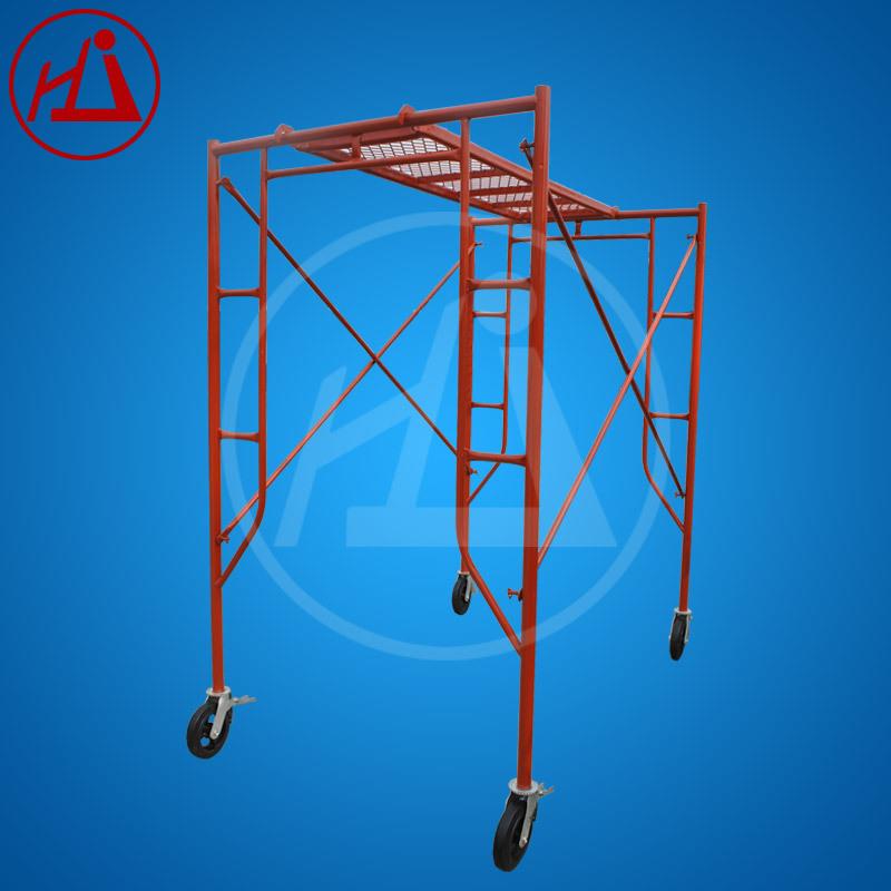 建宇供应厂家多功能门式脚手架2.2管厚施工架经济实用