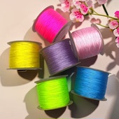 加密72号编织玉线0.8mm文玩线绳 串珠绳红线手绳线编手链项链绳子